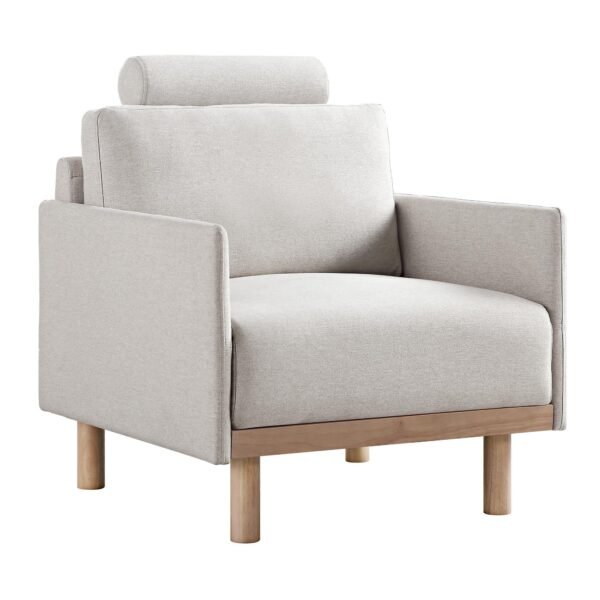 Mari Upholstered Fabric Armchair - Image 8