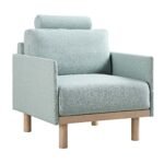 Mari Upholstered Fabric Armchair - Image 10