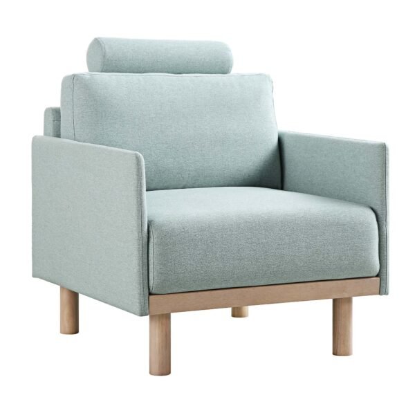 Mari Upholstered Fabric Armchair - Image 10