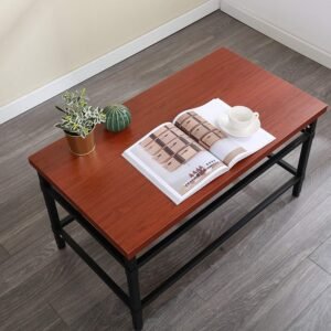 Moga Solid Wood Metal Coffee Table