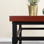 Moga Solid Wood Metal Coffee Table - Image 2
