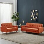 Bani 2-Seater Upholstered Sofa - Image 3