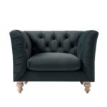 Lena 1-Seater Upholstered Sofa Armchair - Image 9