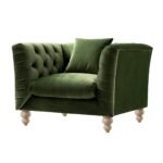 Lena 1-Seater Upholstered Sofa Armchair - Image 3