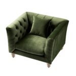 Lena 1-Seater Upholstered Sofa Armchair - Image 5