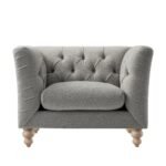 Lena 1-Seater Upholstered Sofa Armchair - Image 10