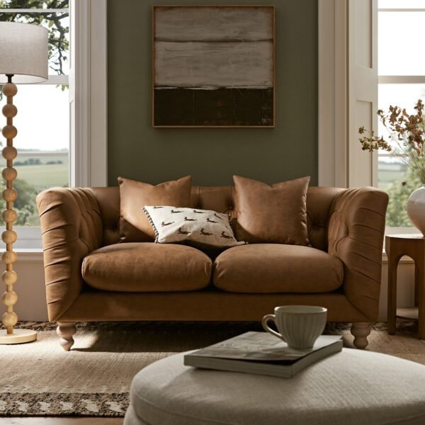 Lena 2-Seater Upholstered Sofa - Image 2