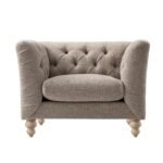 Lena 1-Seater Upholstered Sofa Armchair - Image 11