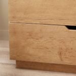 Zami Solid Wood 2-Drawer Bedside Table - Image 3