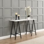 Raga Marble Effect Console Table