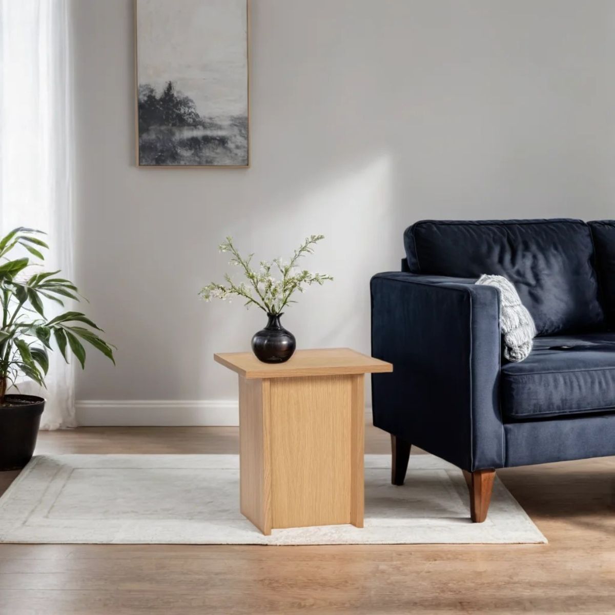 Untitled design Kora Solid Wood Side Table - Image 1