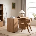 Rasa Curved Edge Desk with Storage