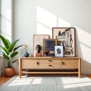 Tadu Solid Wood TV Cabinet