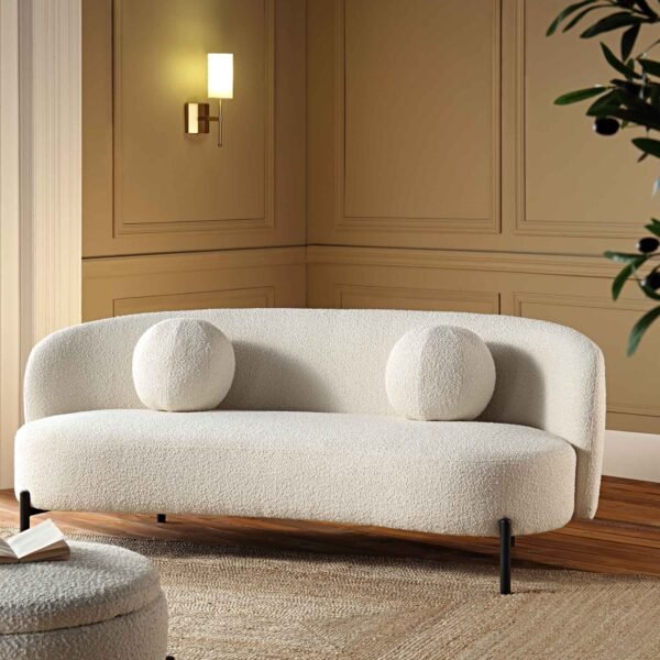 Jaba 3-Seater Upholstered Sofa - Image 1
