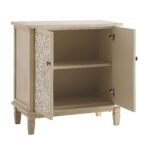 Cammy Whitewashed Carved Small Sideboard - Image 5
