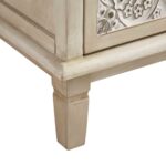 Cammy Whitewashed Carved Large Sideboard - Image 7