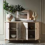 Cammy Whitewashed Carved Large Sideboard - Image 2