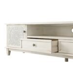 Cammy Whitewashed 200cm Wide TV Unit - Image 7