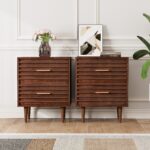 Rida Solid Wood Set of 2 Bedside Table - Image 5