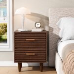 Rida Solid Wood Set of 2 Bedside Table - Image 2