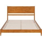 Ciko Mid-Century Solid Wood Platform Bed - Image 5