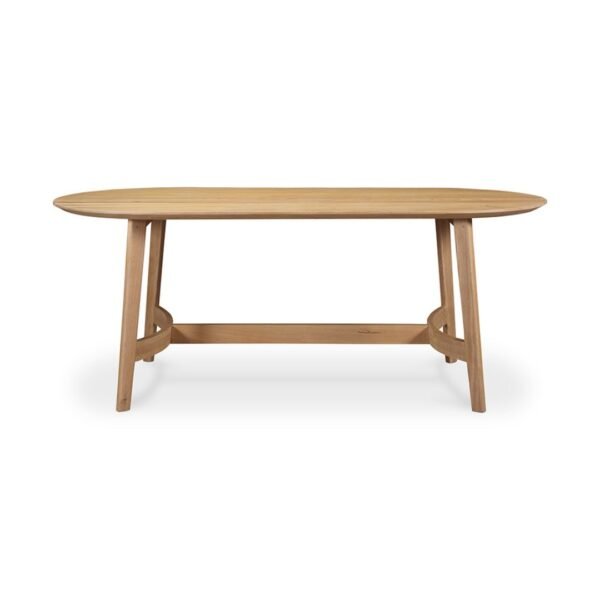 Bira Timeless Solid Wood 6-Seater Dining Table - Image 2