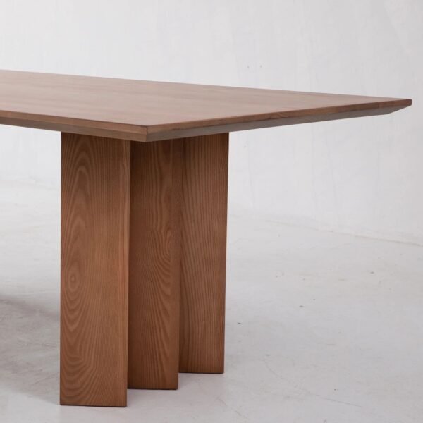 Accra Solid Wood Stylish 6-8 Seater Dining Table - Image 9
