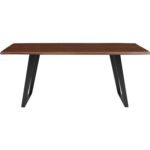 Paris Solid Wood Live Edge Dining Table - Image 3