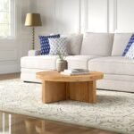 Thomas Solid Wood Contemporary Round Coffee Table