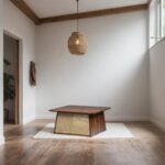 Vale Solid Wood Rattan Coffee Table