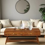 Kona Retro Solid Wood Storage Coffee Table