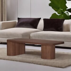 Reba Solid Wood Modern Coffee Table