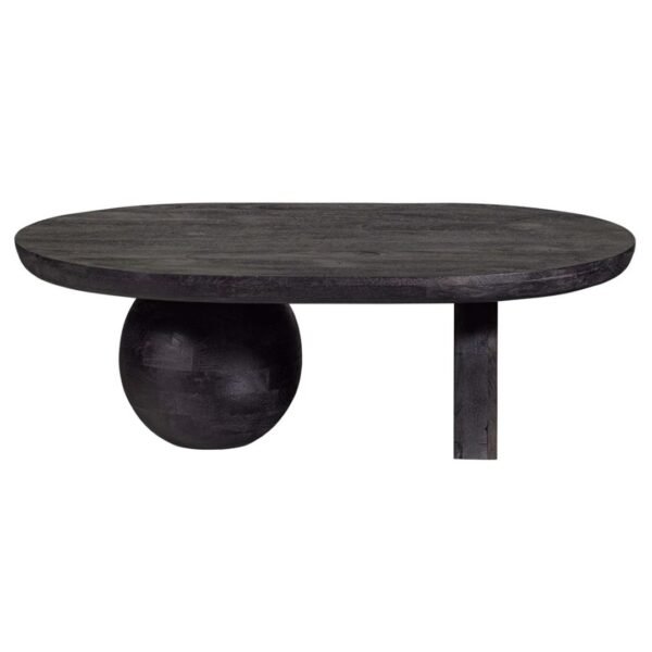 Meda Solid Wood Pedestal Coffee Table - Image 3