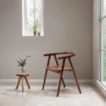 Classy Solid Wood High Back Dining Chair