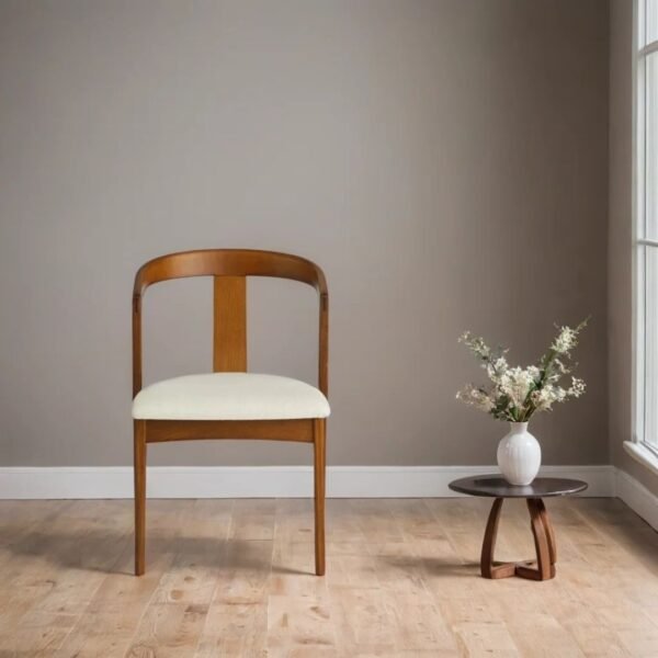 Henley Solid Wood Upholstered Dining Chair - Image 2