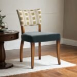 Buka Solid Wood Upholstered Dining Chair
