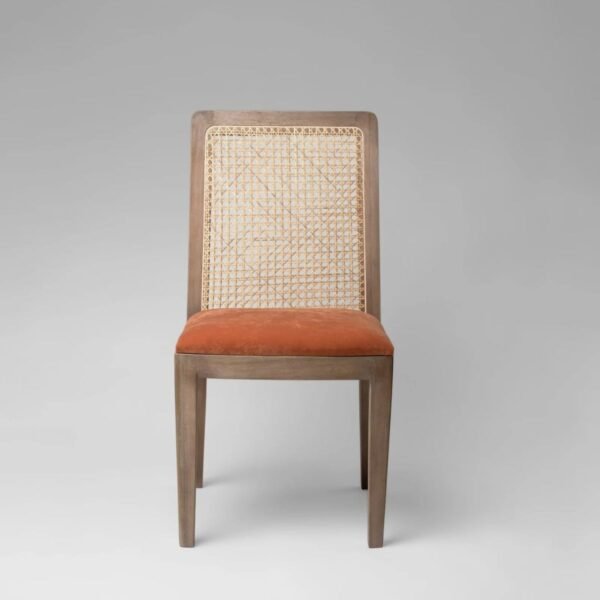 Fegi Solid Wood Rattan Dining Chair - Image 2