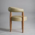 Sutton Solid Wood Curved Dining Chair - Image 3