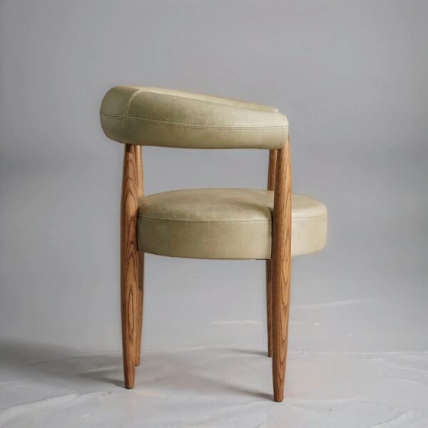 Sutton Solid Wood Curved Dining Chair - Image 3