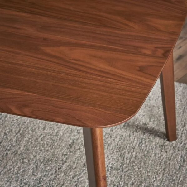 Goko Solid Wood Rectangular 6-Seater Dining Table - Image 4