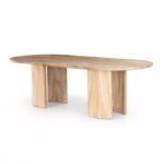Joro Solid Wood Modern 8-10 Seater Dining Table - Image 2