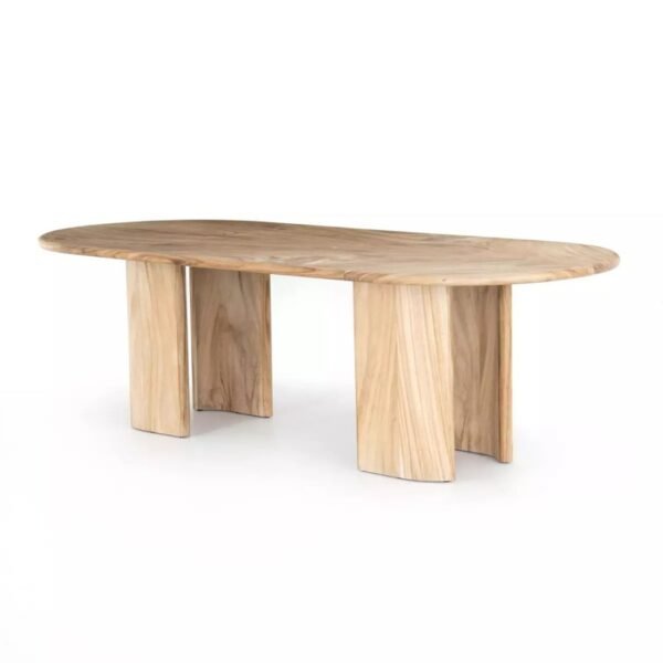 Joro Solid Wood Modern 8-10 Seater Dining Table - Image 2