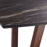 Gimo Solid Wood and Marble Top 8-10 Seater Dining Table - Image 7