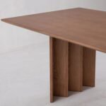 Accra Solid Wood Stylish 6-8 Seater Dining Table - Image 8
