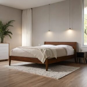 Vida Solid Wood Platform Bed
