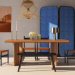 Kura Solid Wood Dining Table - Image 9