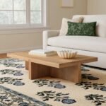 Thomas Solid Wood Contemporary Rectangular Coffee Table - Image 2