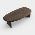 Stan Solid Wood Modern Coffee Table - Image 3