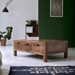 Thar Solid Wood Storage Coffee Table - Image 6