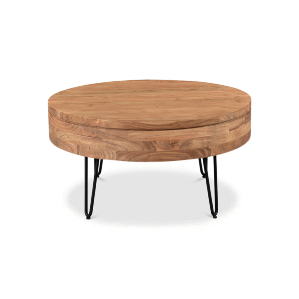Swoon Solid Wood Storage Coffee Table - Image 3